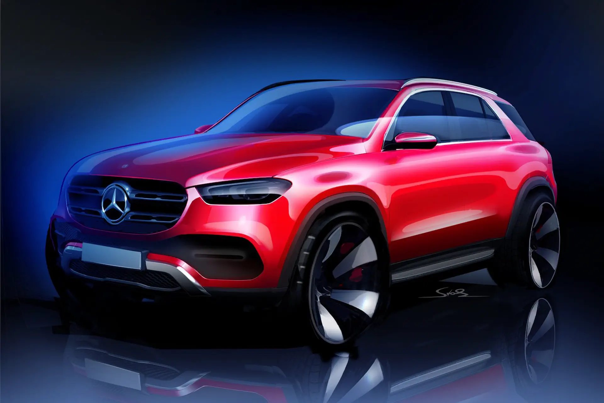 Zó komt de nieuwe Mercedes-Benz GLE er uit te zien, ongeveer