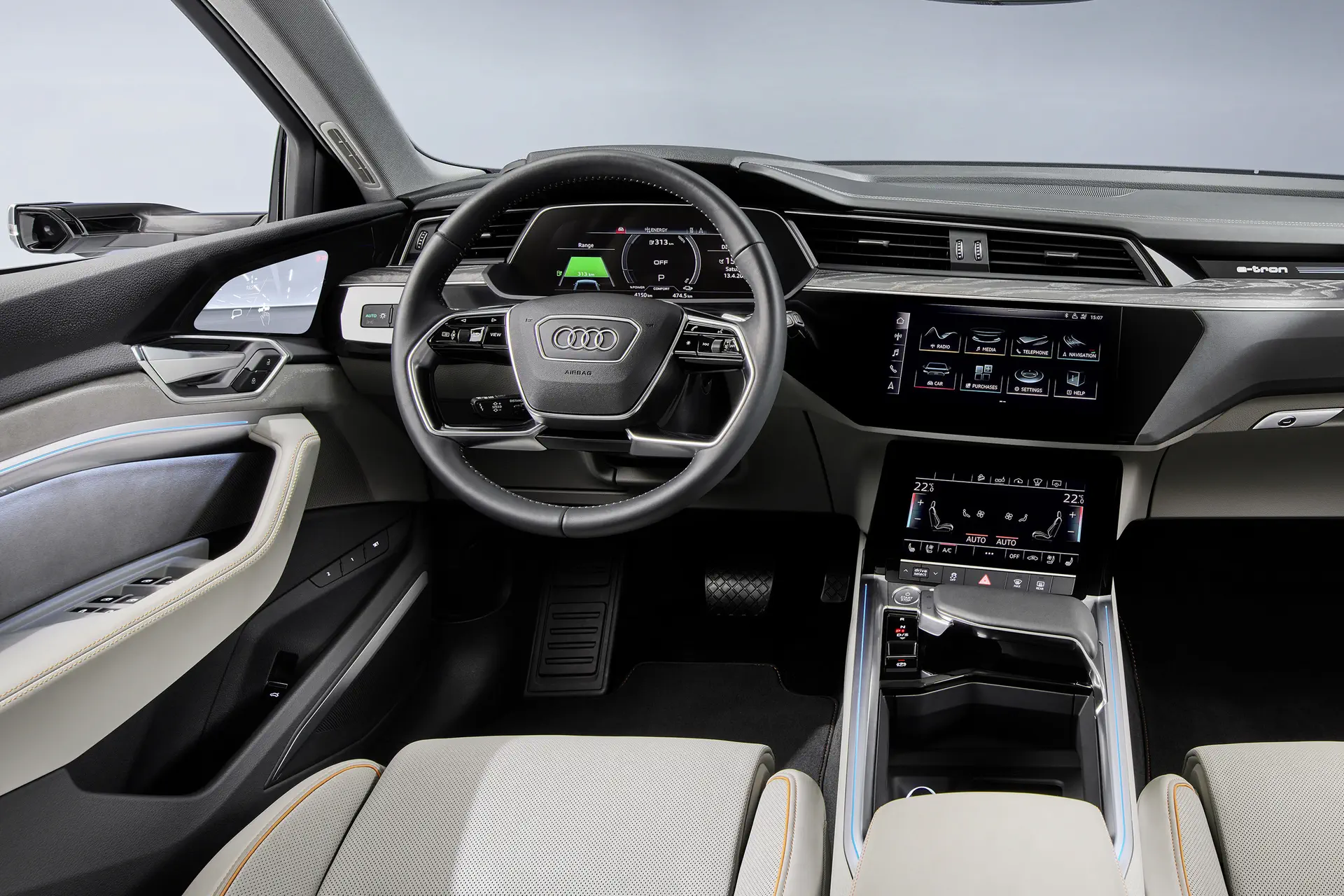 Nieuwe versie Audi e-tron: minder vermogen, kleiner rijbereik