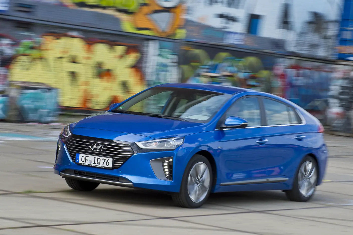 Hyundai Ioniq met brandstofpas