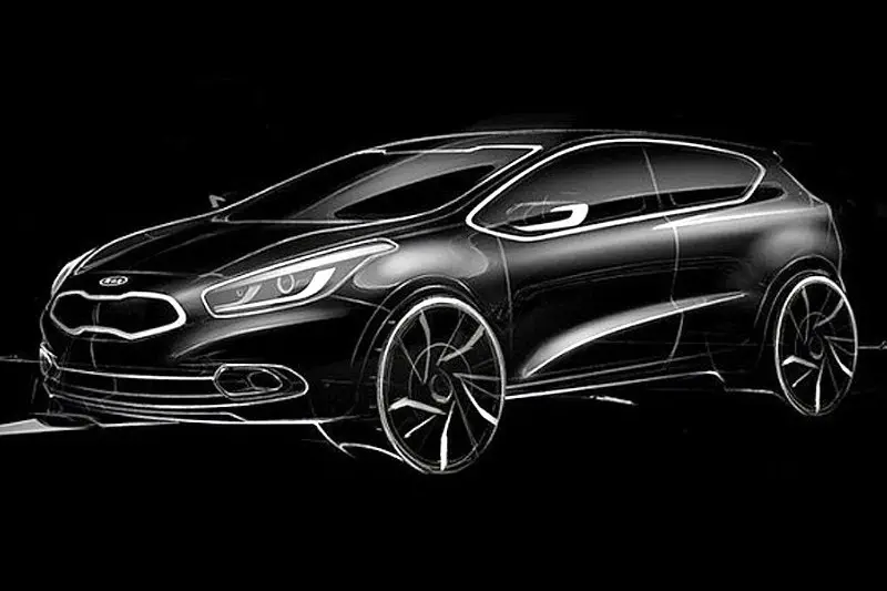 Eerste schets nieuwe Kia Pro_Cee'd