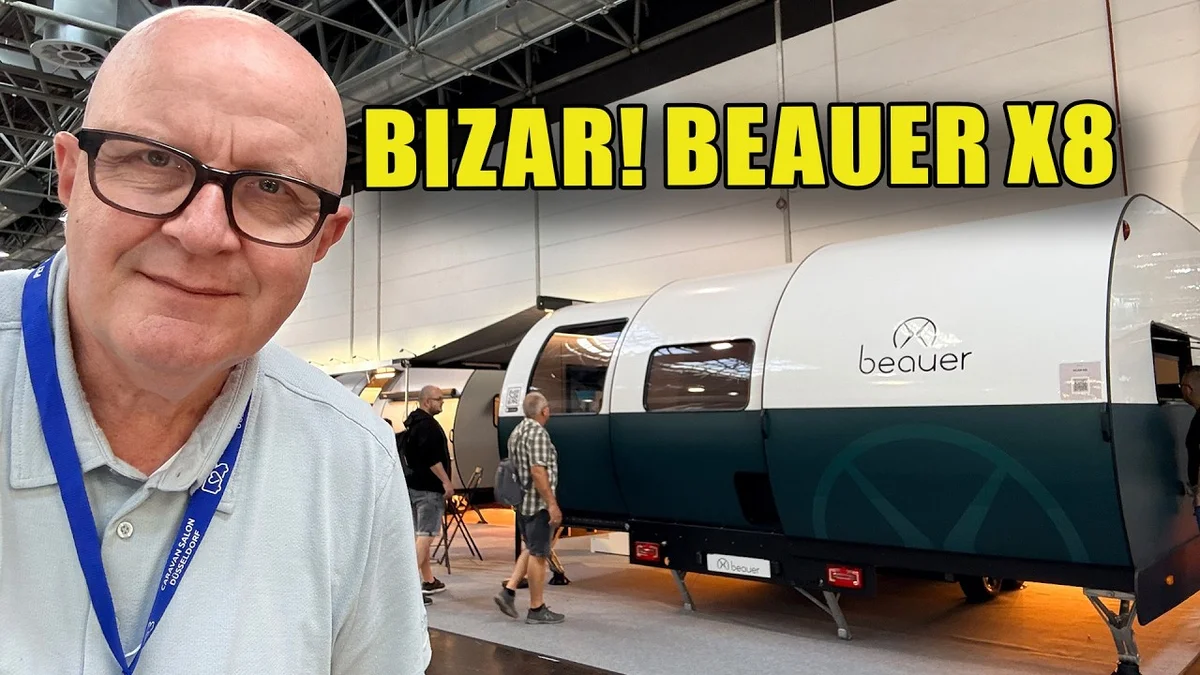 Beauer X8: Uitschuifcaravan met 23 m² woonruimte