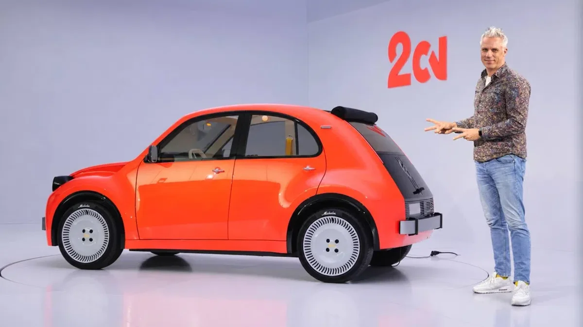 Citroën onthult elektrische Deux Chevaux Concept in Parijs