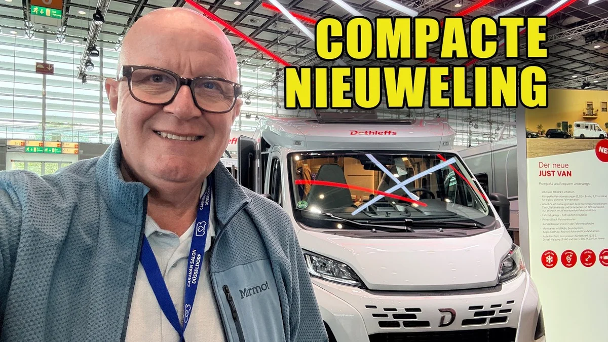 Dethleffs Just Van T5: Ruime Half-integraal Camper voor Rijbewijs B