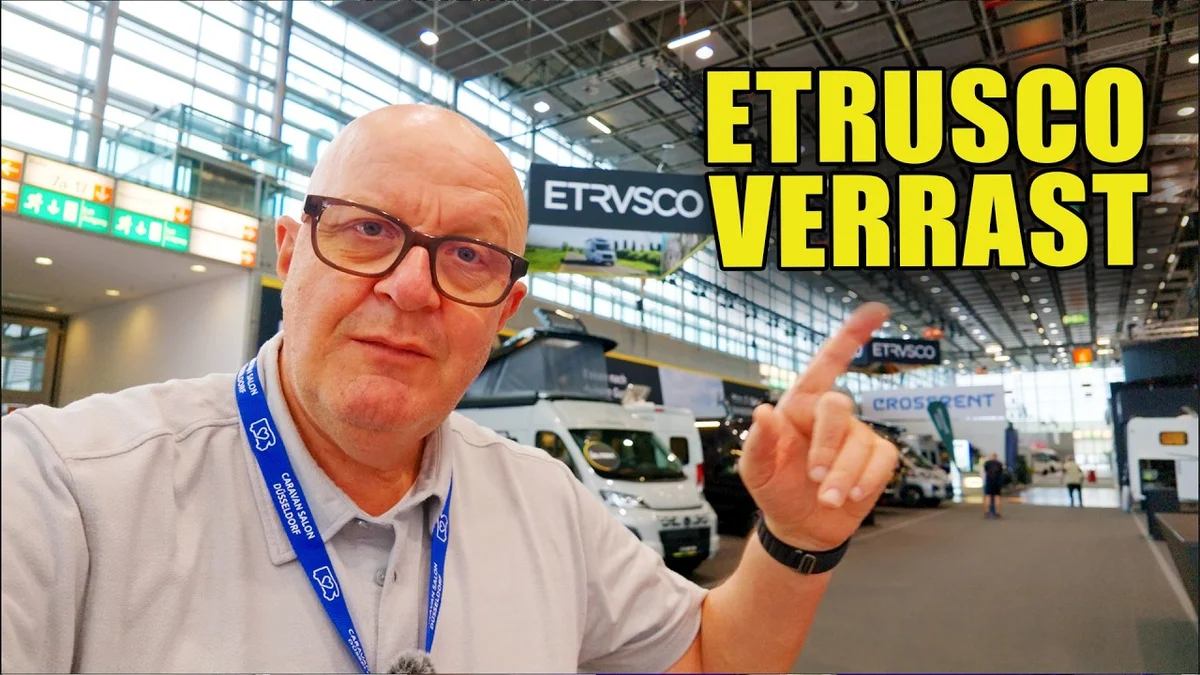 Etrusco presenteert volledig modellengamma op Caravan Salon