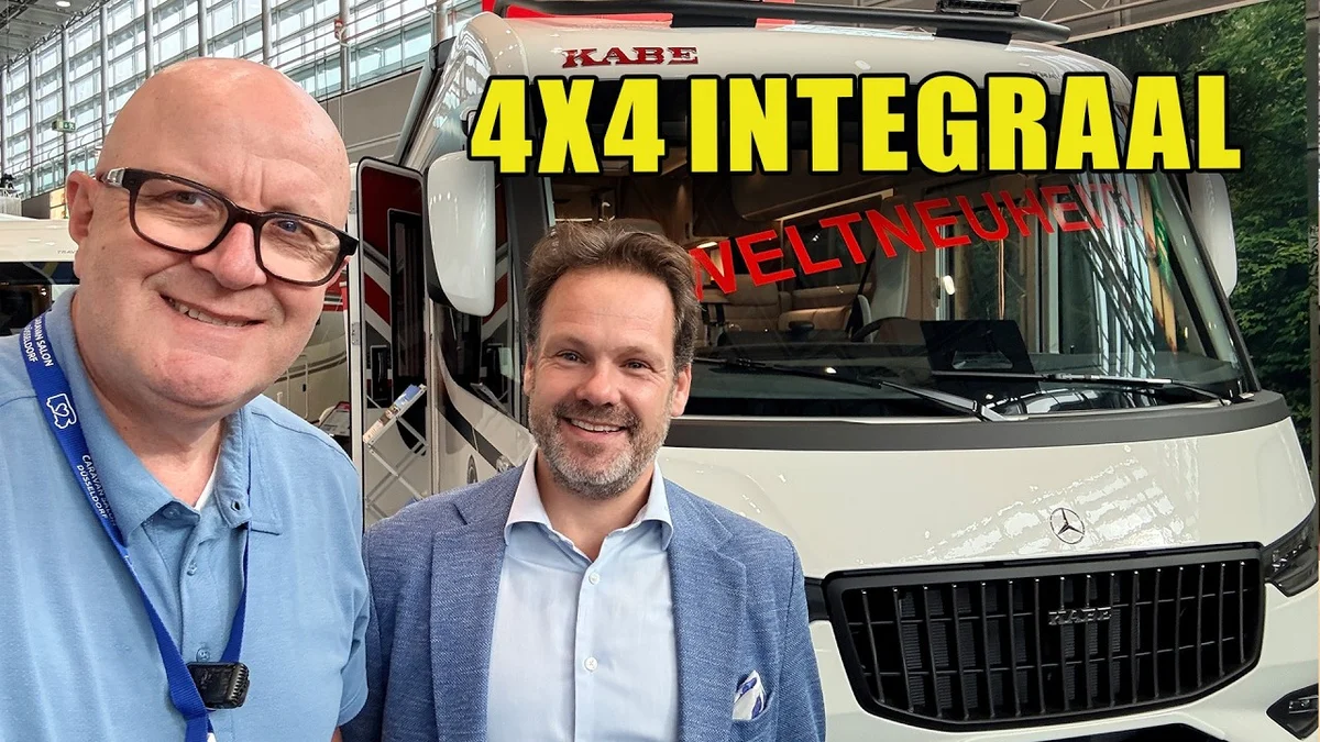 KABE lanceert eerste vol-integraal 4x4 camper op Mercedes Sprinter-chassis