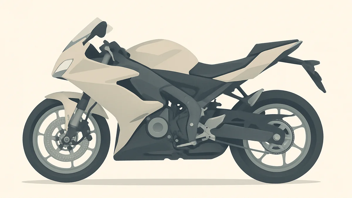 Kawasaki Ninja ZX-10R: Niet ideaal voor lange toertochten (AI-illustratie)