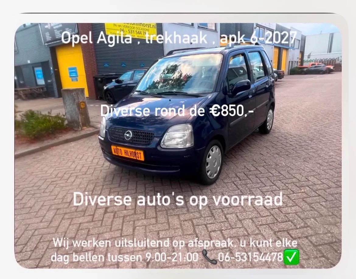 Opel Agila (2001) — foto 1