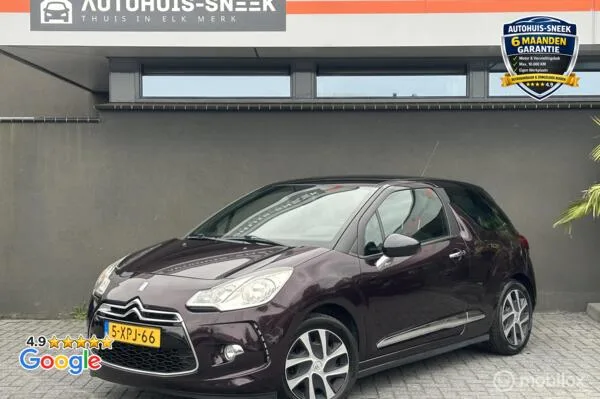 Citroën Citroen ds3 1 2 Vti So Chic Cruise Pdc Airco Sportief (2014) — foto 1