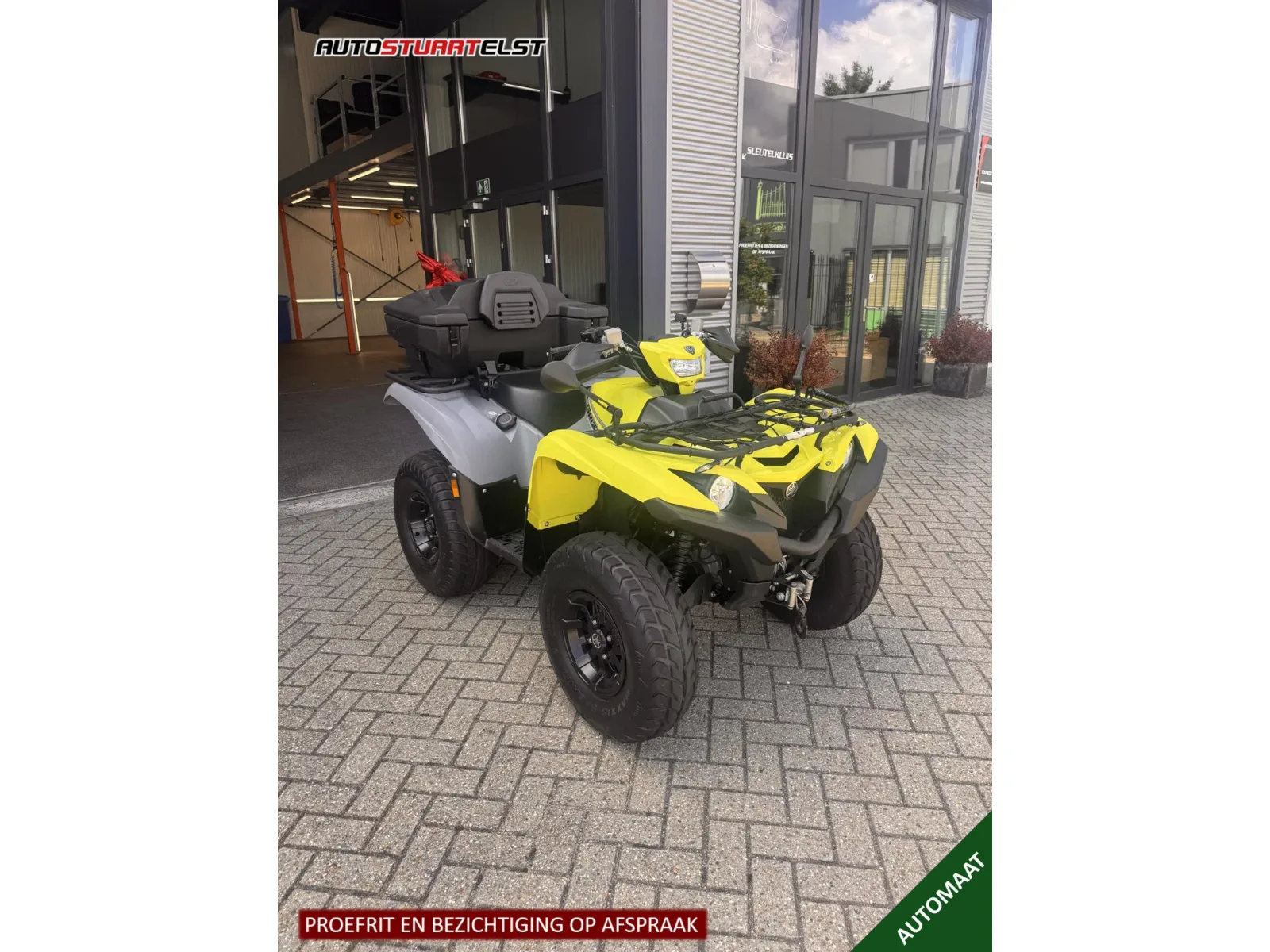 Yamaha YFM700 Grizzly 4WD EPS SE inclusief strooiwagen en schuiver (2022) — foto 1