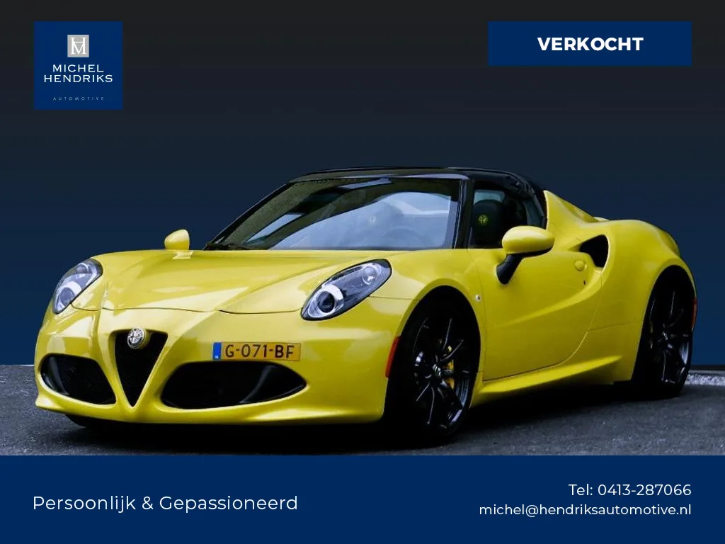 Alfa Romeo 4C (2016) — foto 1