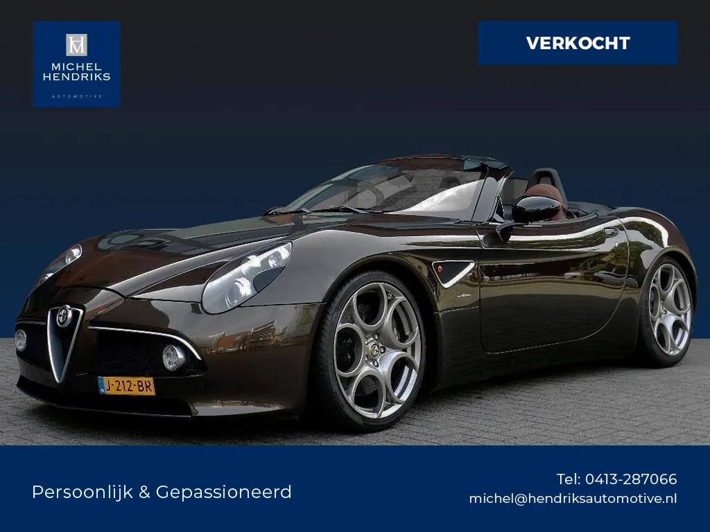 Alfa Romeo 8C Spider (2009) — foto 1