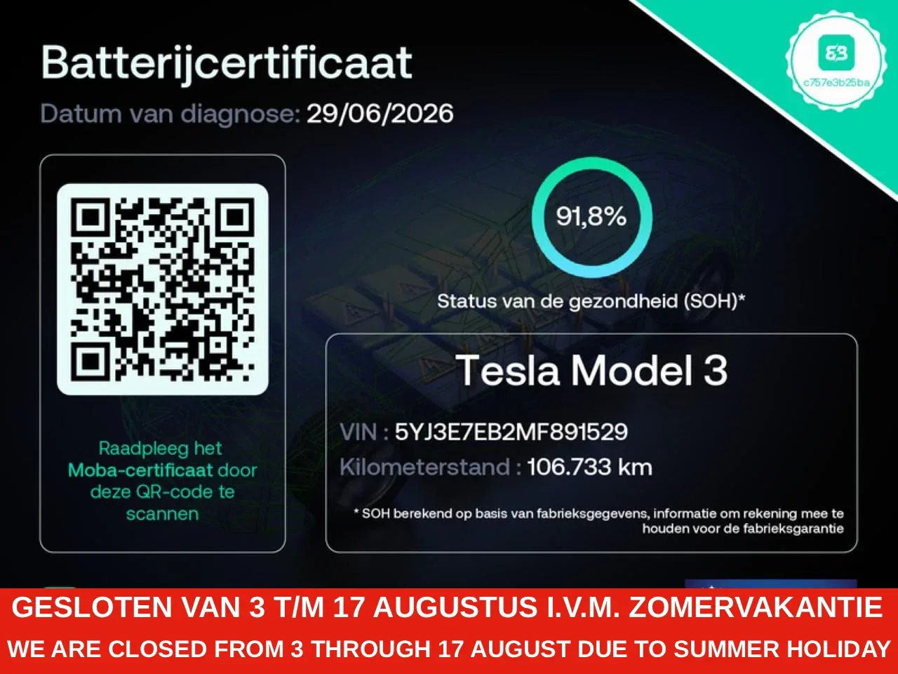 Tesla Model 3 (2021) — foto 1