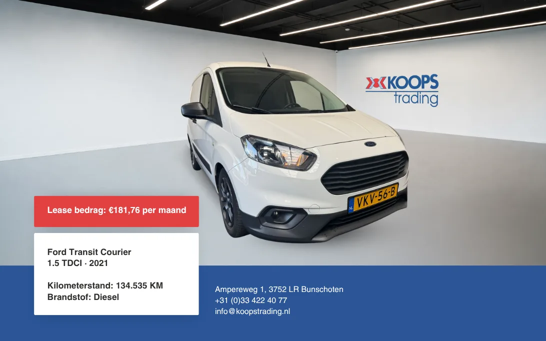 Ford Transit Courier (2021) — foto 1