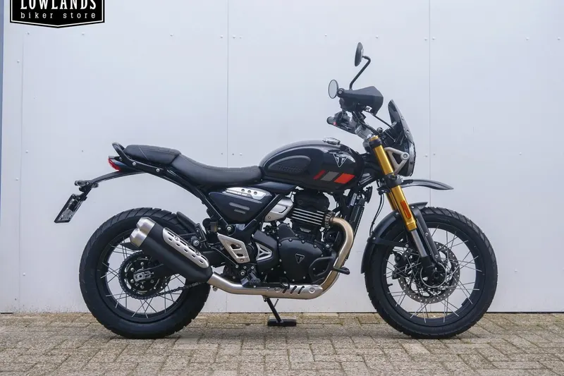 Foto van Triumph Scrambler 400 XC Storm Grey