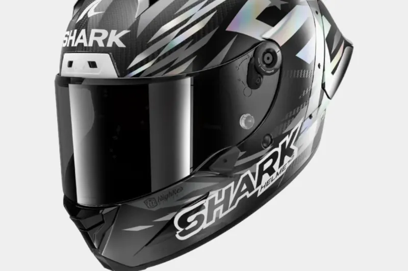 SHARK SHARK AERON-GP FIM RACING #2 REPLICA ZARCO WINTER TEST Carbon Anthracite Chrom (2026)