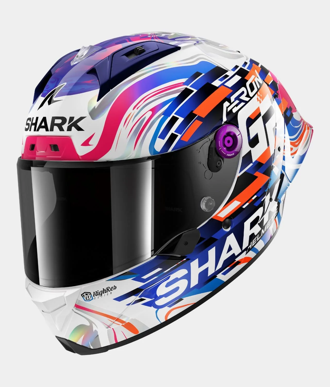 Shark Shark AERON-GP REPLICA ZARCO GP Carbon Violet (2026) — foto 1