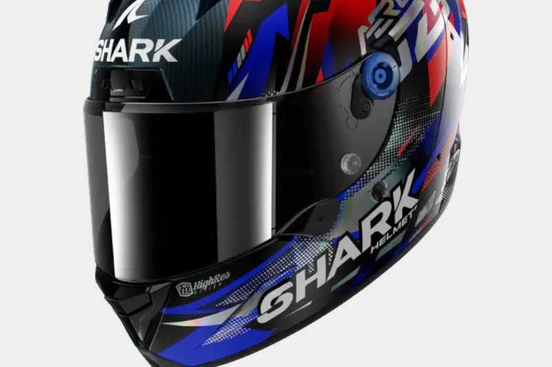 SHARK SHARK AERON ZARCO GP DE FRANCE Carbon Blue Chrom (2026)